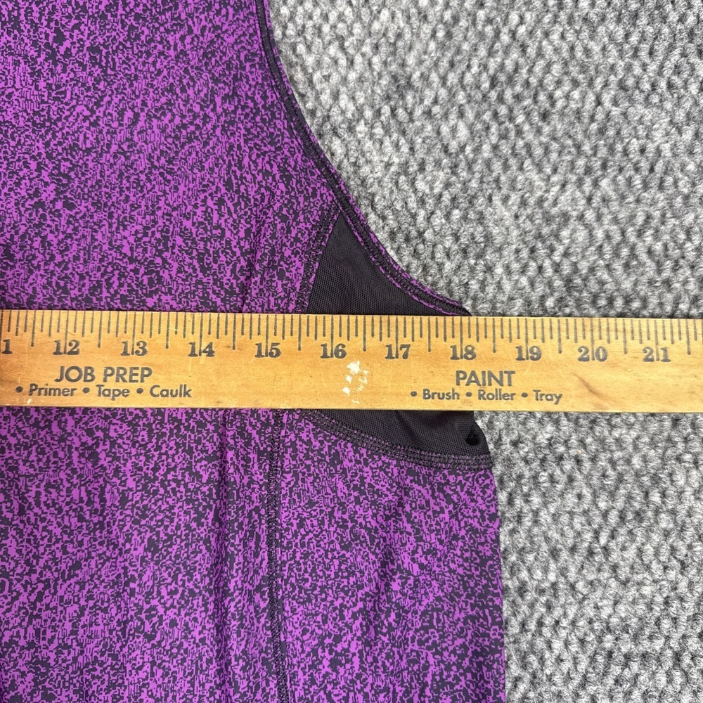 Lululemon Sculpt Tank II Top M Circuit Aurora Black Purple Mesh Sleeveless Yoga - Picture 6 of 9